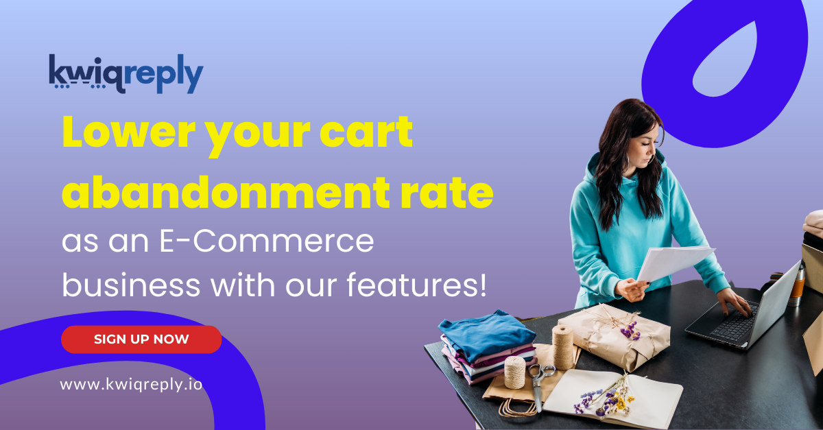 Lower your cart abandonment rate as an E-Commerce business with our business features!