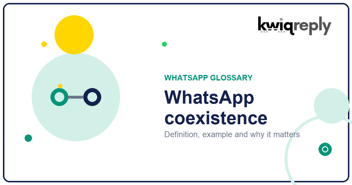 What is WhatsApp coexistence?
