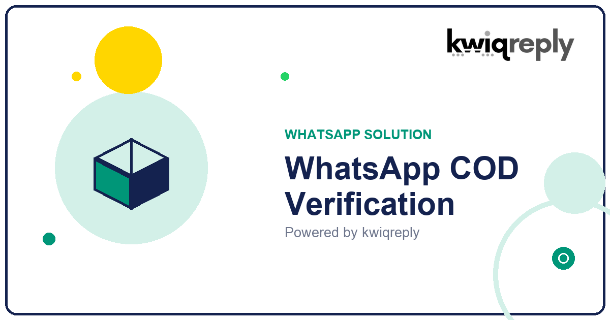 WhatsApp COD Verification