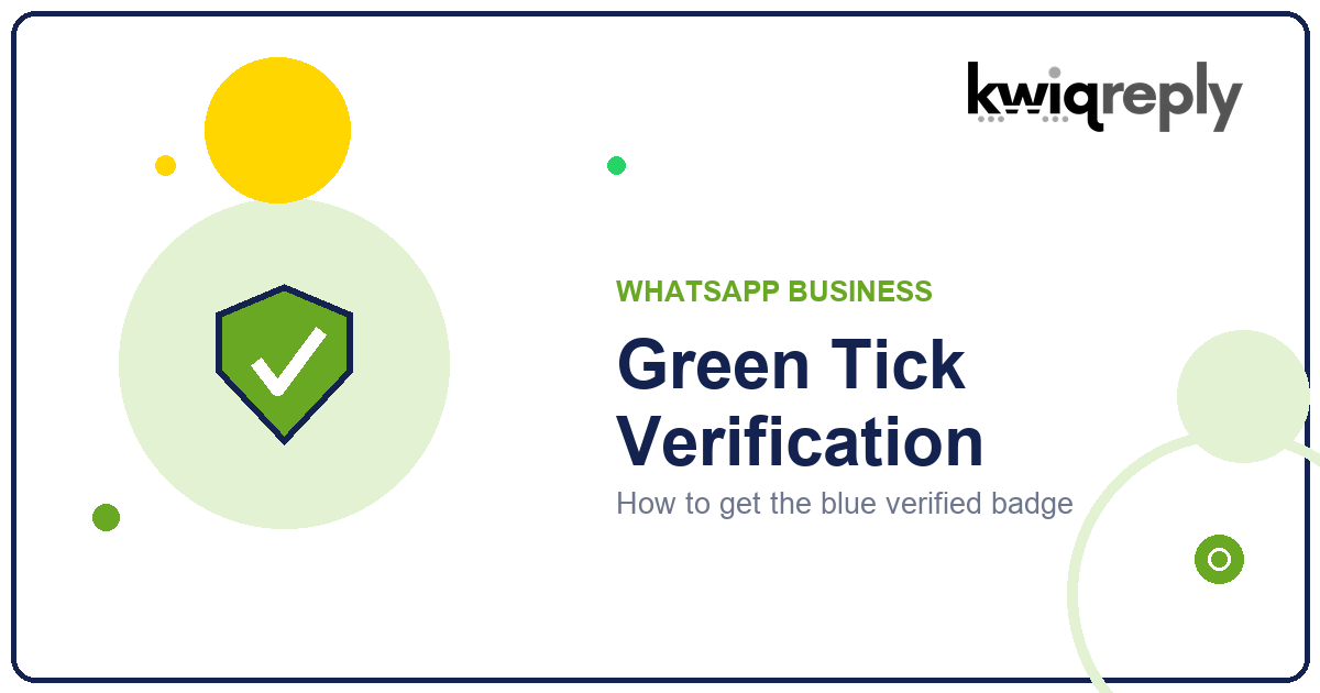 WhatsApp green tick verification in 2026