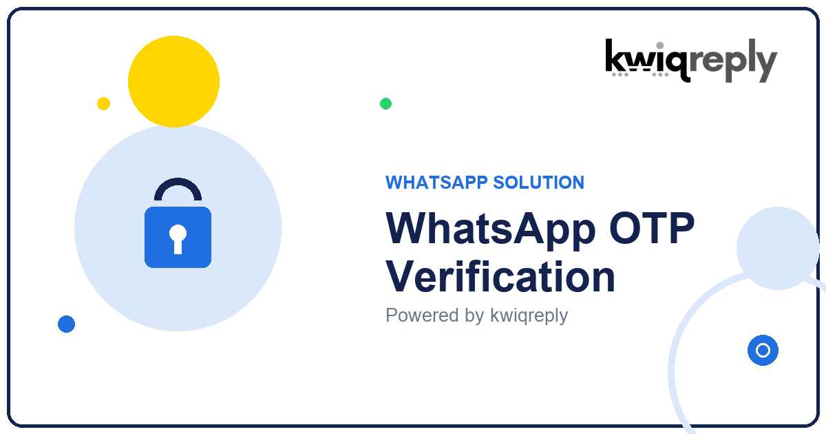 WhatsApp OTP Verification