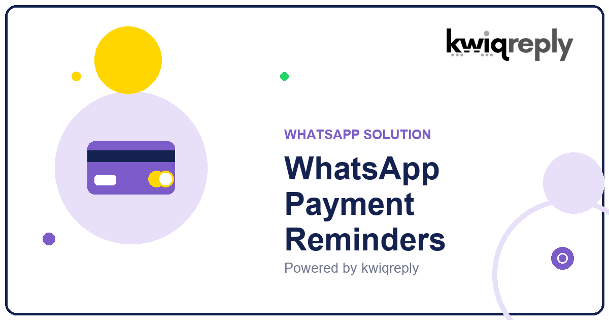 WhatsApp Payment Reminders